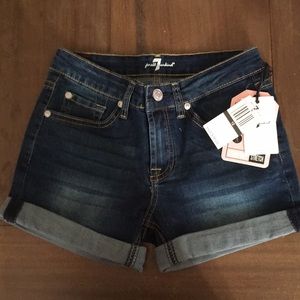 7 for All Mankind Girls’ Denim Shorts